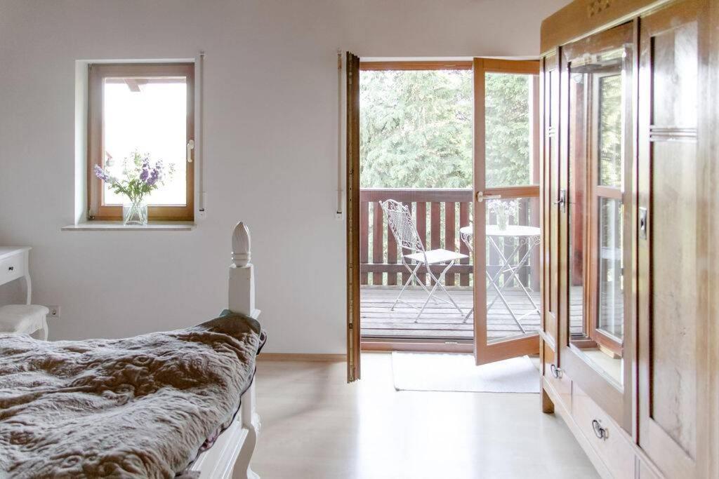 4-Zimmer-Ferienwohnung Waldbluemle Dobel Exteriör bild
